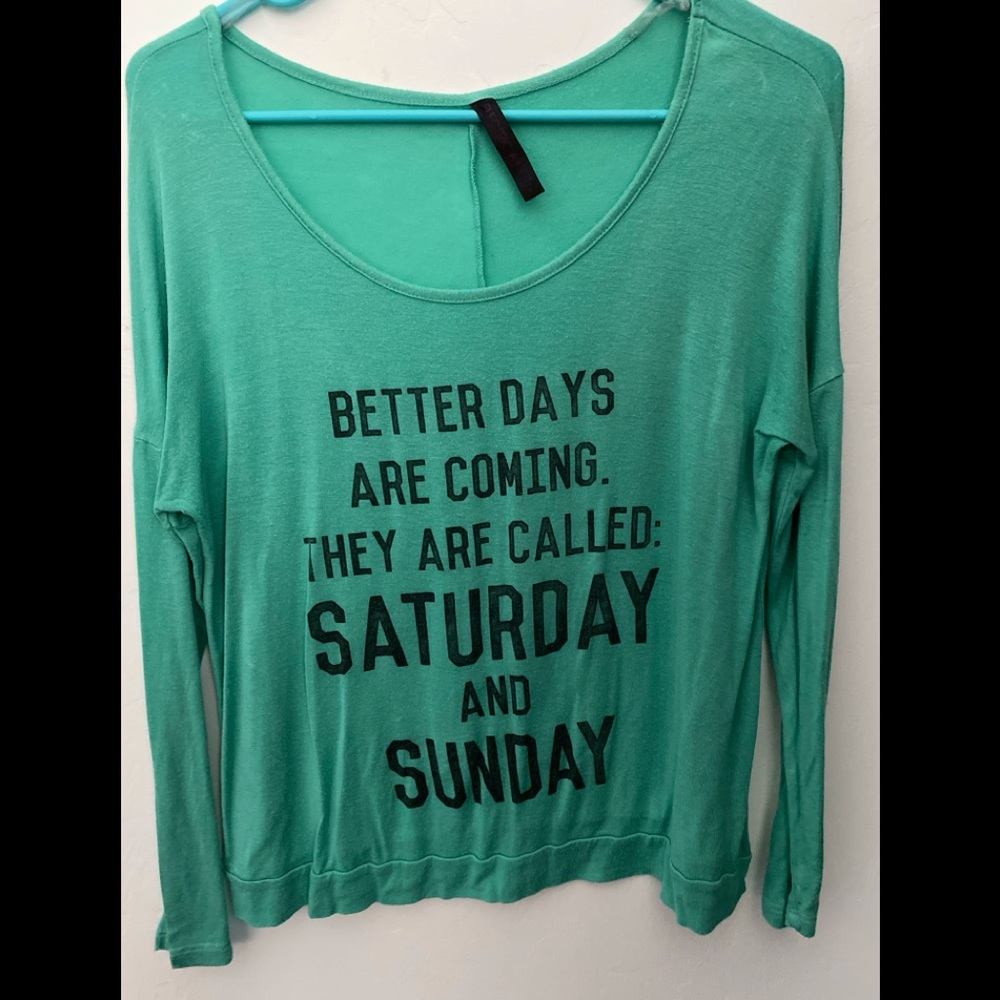 Electric Pink Long Sleeve Top